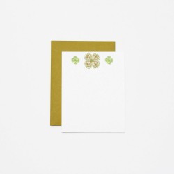 Lucky Celtic Knot Flat Note